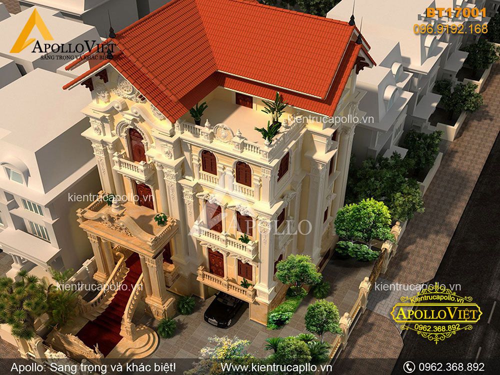 Biệt thự tân cổ điển sang trọng cho giới thượng lưu (BT17001)